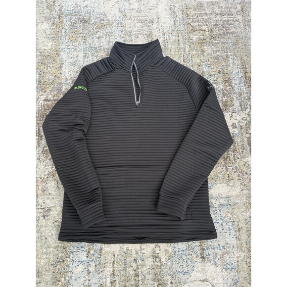 Spyder Other - SPYDER Monster energy Sweatshirt Mens L Black Textured Outdoor Sports Pullover